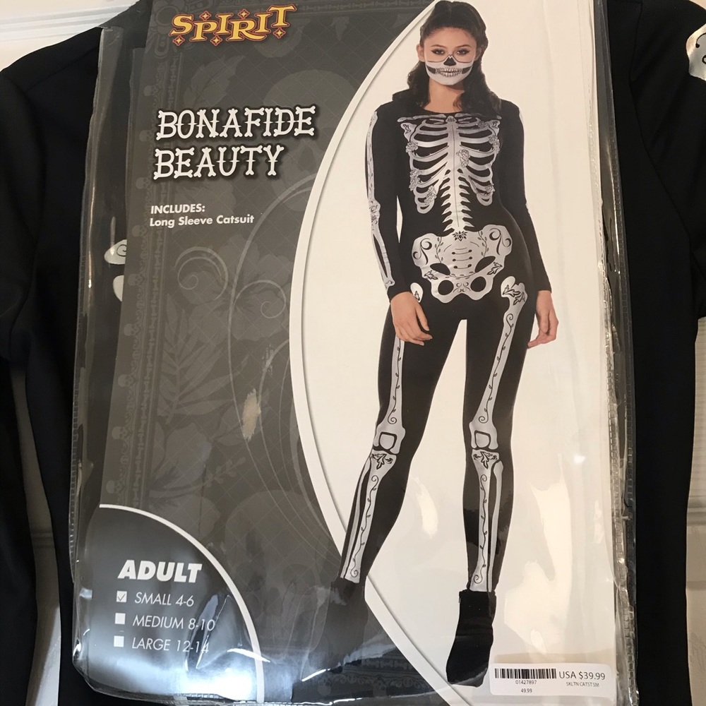 ♥️Skeleton Catsuit Costume